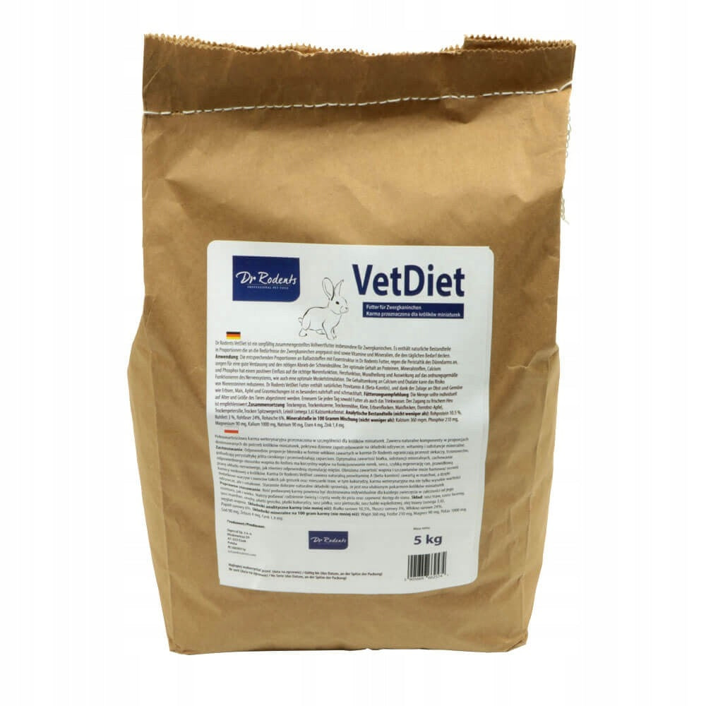 Dr Rodents VetDiet 5 Miniature Rabbit Food Brand no brand