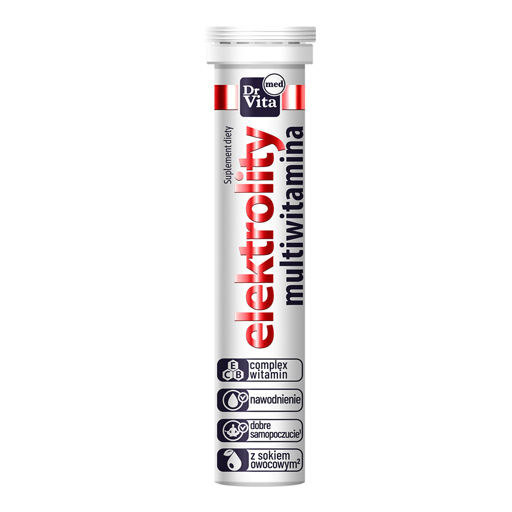 Dr Vita Med Electrolytes + multivitamin 20 effervescent tablets Manufacturer code 5904139421062