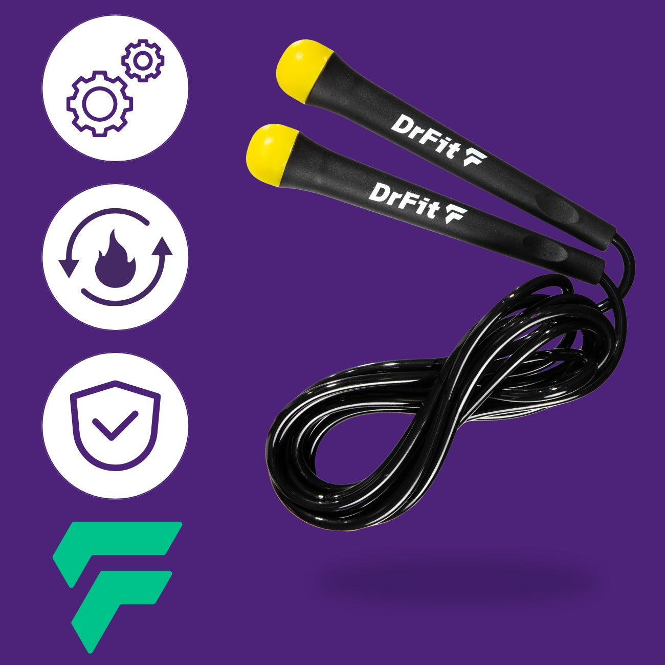 DrFit Boxing rope cardio fitness 2,75 m regulation of smooth movement Packaging status original