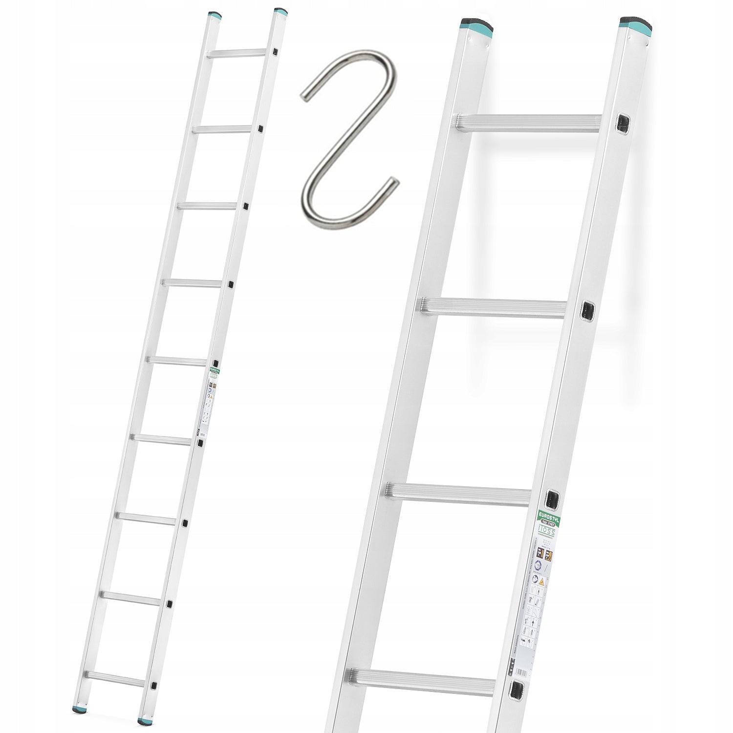 Aluminiumleiter 9 Stufen EUROSTYL (SLOWAKEI) 