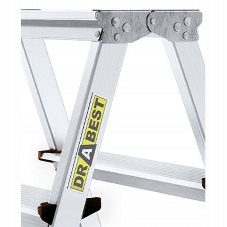 Haushaltsleiter aus Aluminium, 3 Stufen 