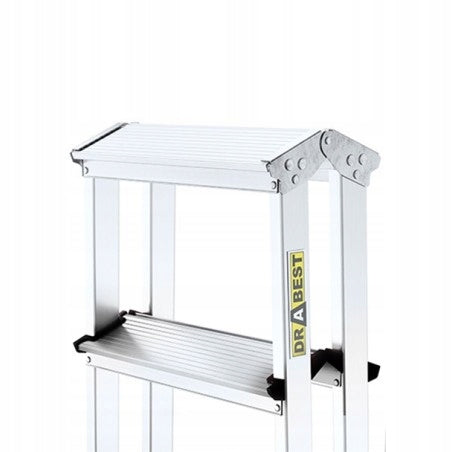 Haushaltsleiter aus Aluminium, 3 Stufen 