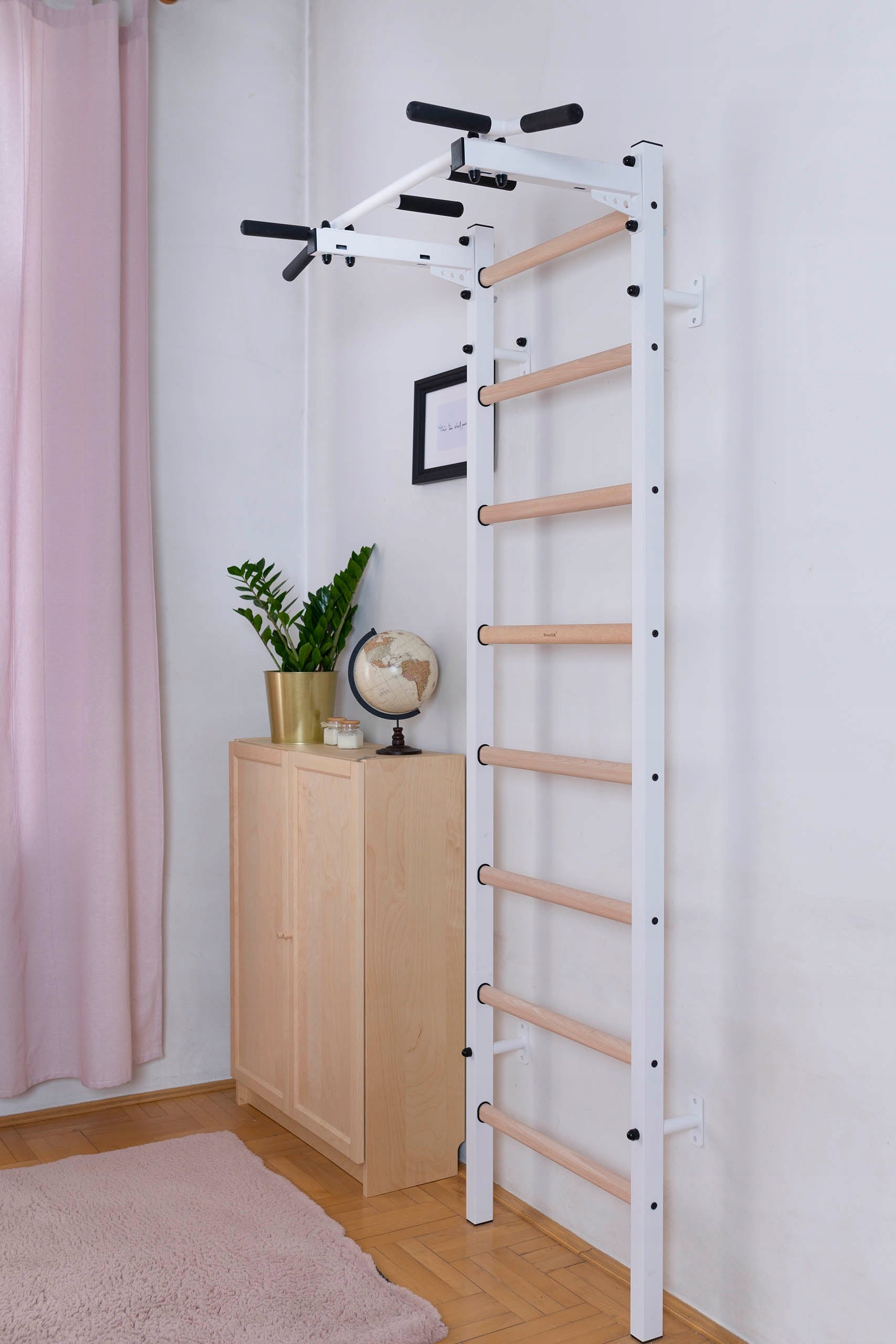 Gimnastikos sienelė BenchK 221W, balta/ruda
