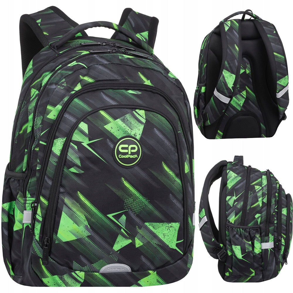 Drafter 3 Green Mirror Coolpack F010920 Youth School Backpack
