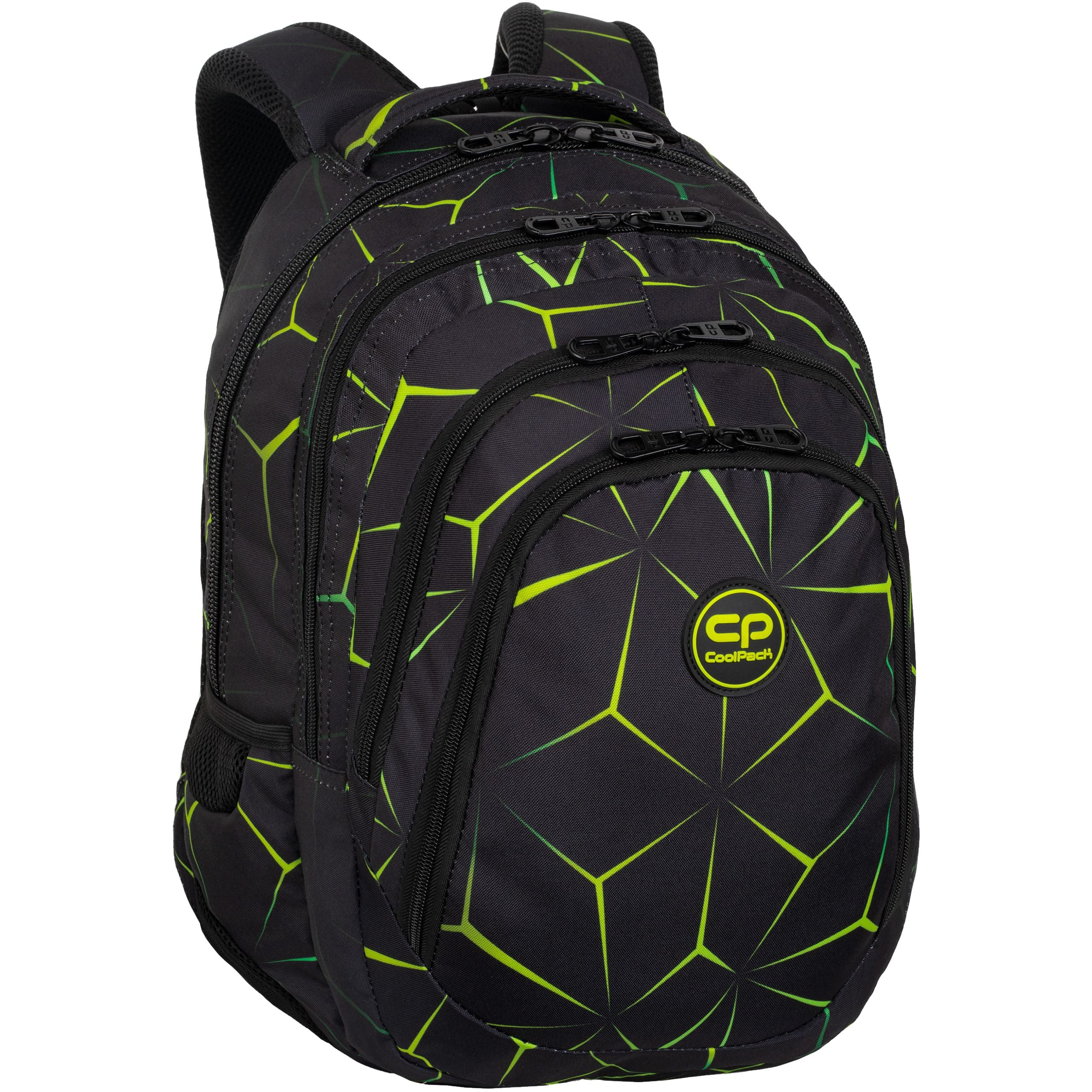 Drafter CoolPack Multi-Chamber School Backpack Black Multicolor Quake Manufacturer code F010750