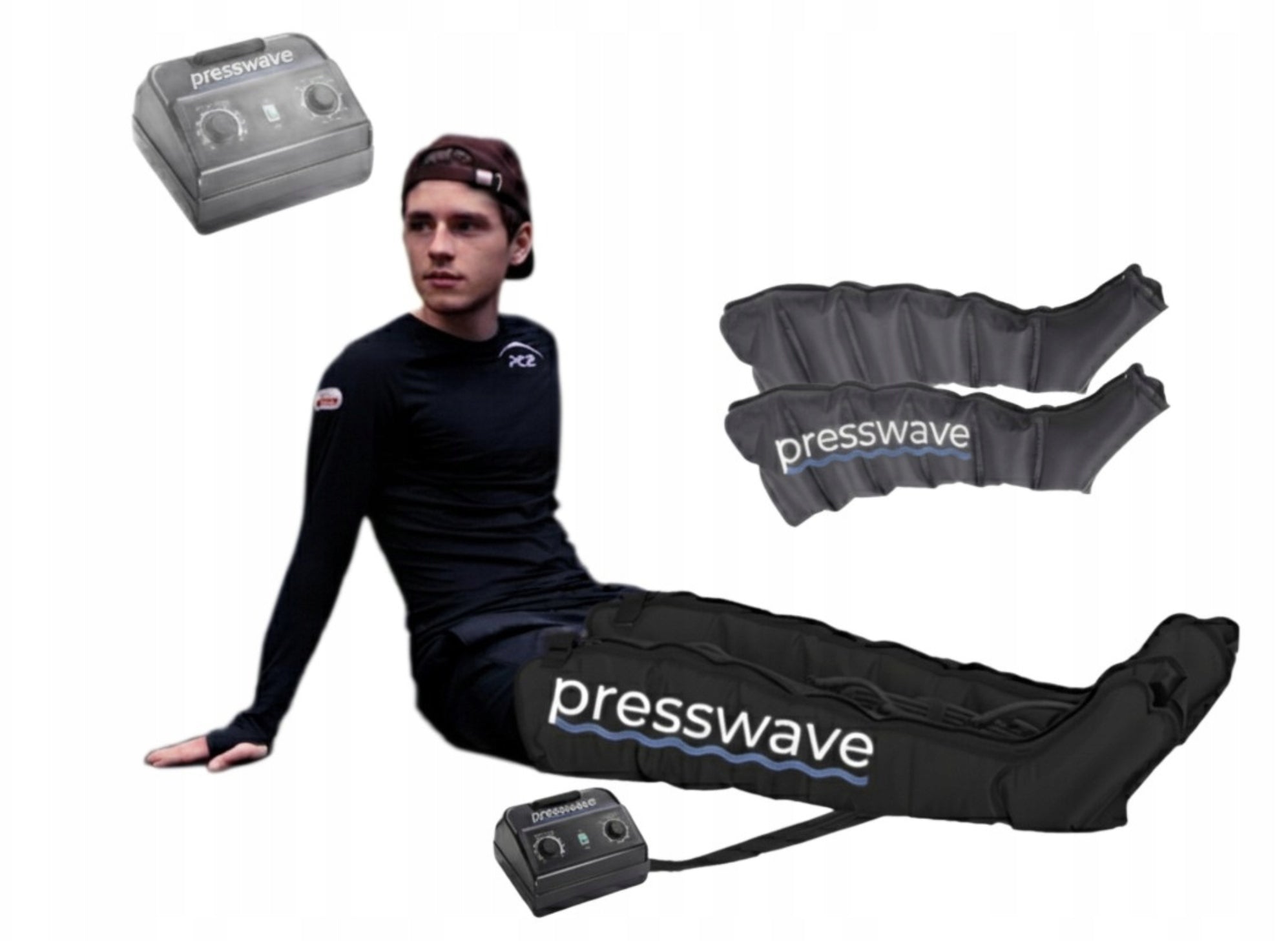 Drainage Lymphatic Compression Device Leg Massager PRESSWAVE Size XL