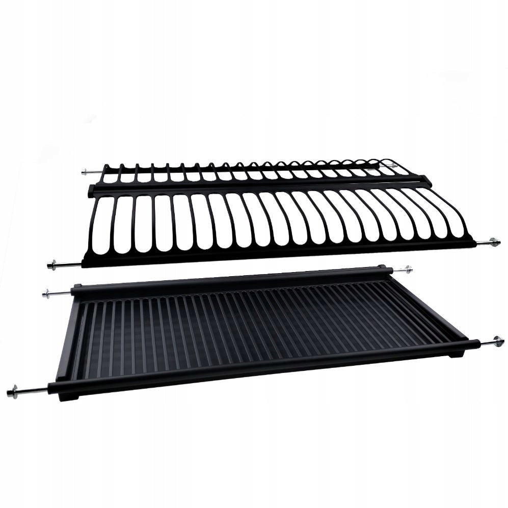 Drainer Dish Dryer for Cabinet 60 Two-Tier Mount Black