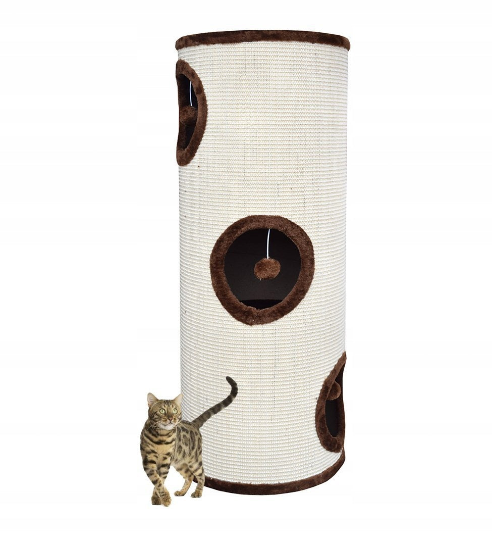 Reibe mit Haus Bituxx, braun, 100 cm 