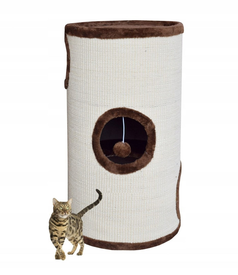 Reibe mit Haus Bituxx, braun, 70 cm 