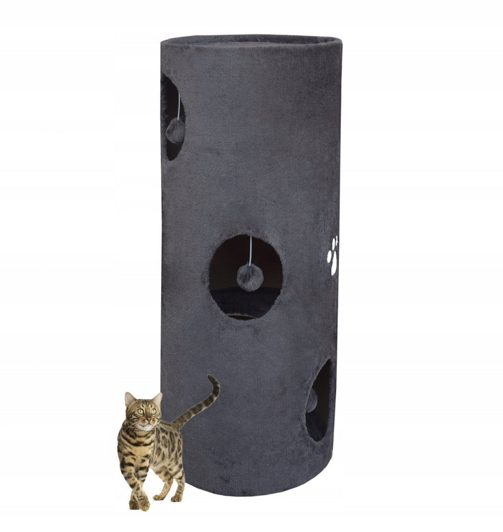 Katzenkratzer, 100 cm, grau 