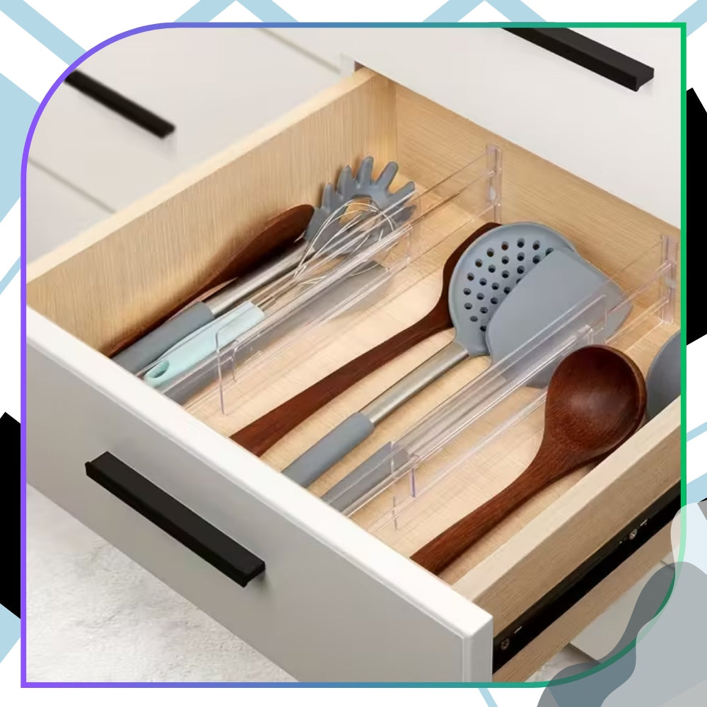 Drawer Compartment Adjustable Separator Organizer Set of 4pcs Compartment Number of pieces 4 pcs