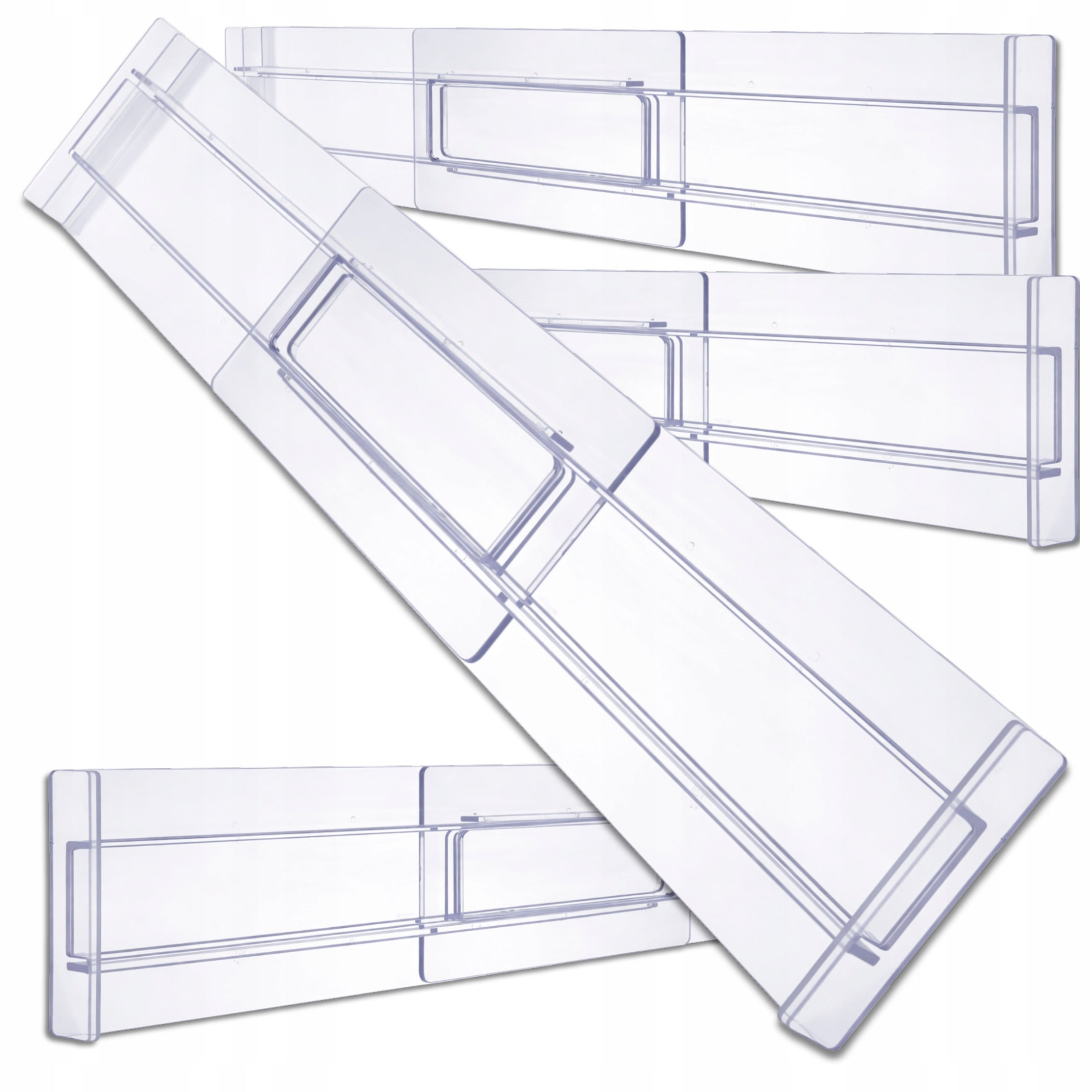 Drawer Compartment Adjustable Separator Organizer Set of 4pcs Compartment Packaging status original