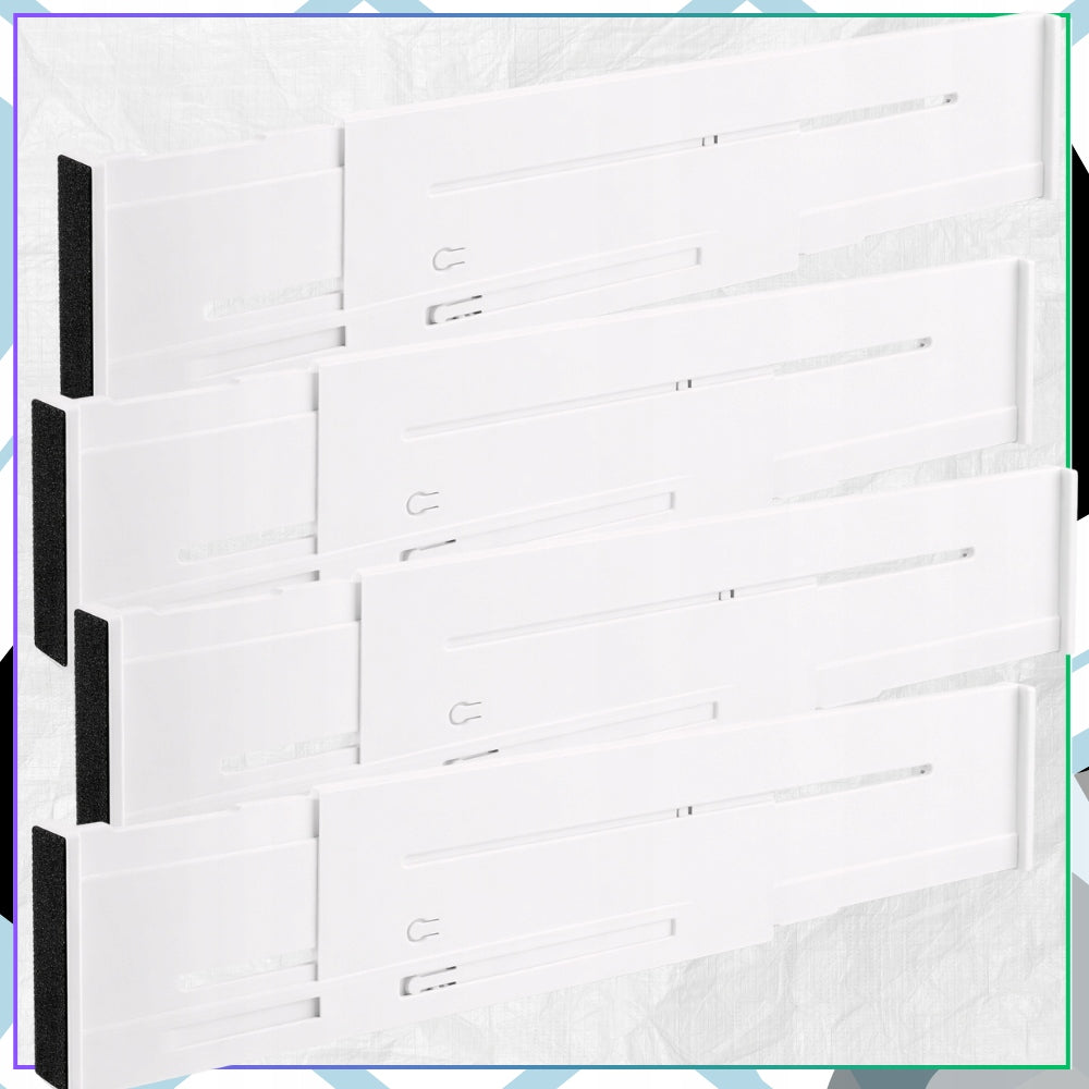 Drawer Compartment Separator Organizer Compartment Set of 4pcs Adjustable Number of pieces 4 pcs