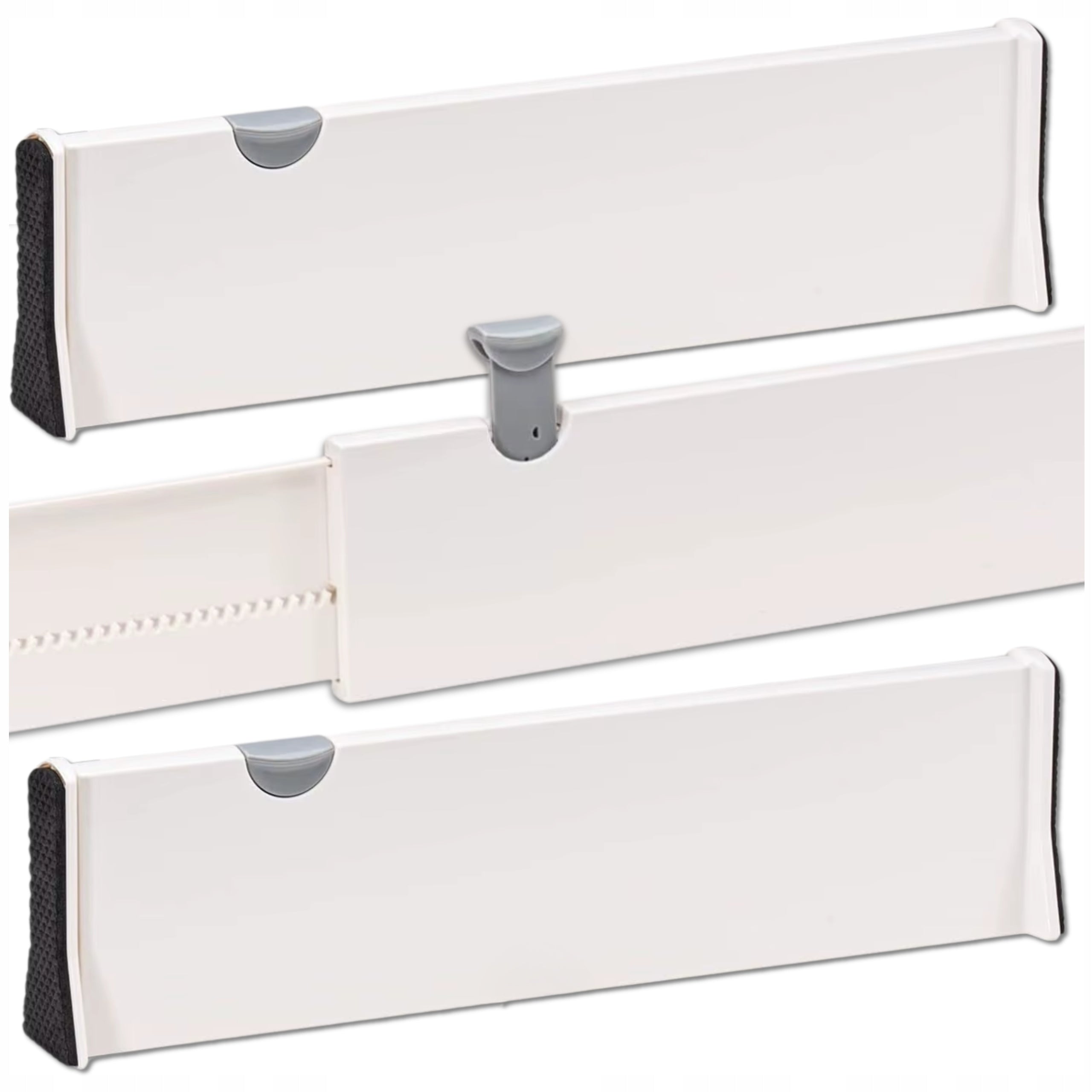 Drawer Compartment Set of 2pcs Separator Organizer Adjustable Compartment