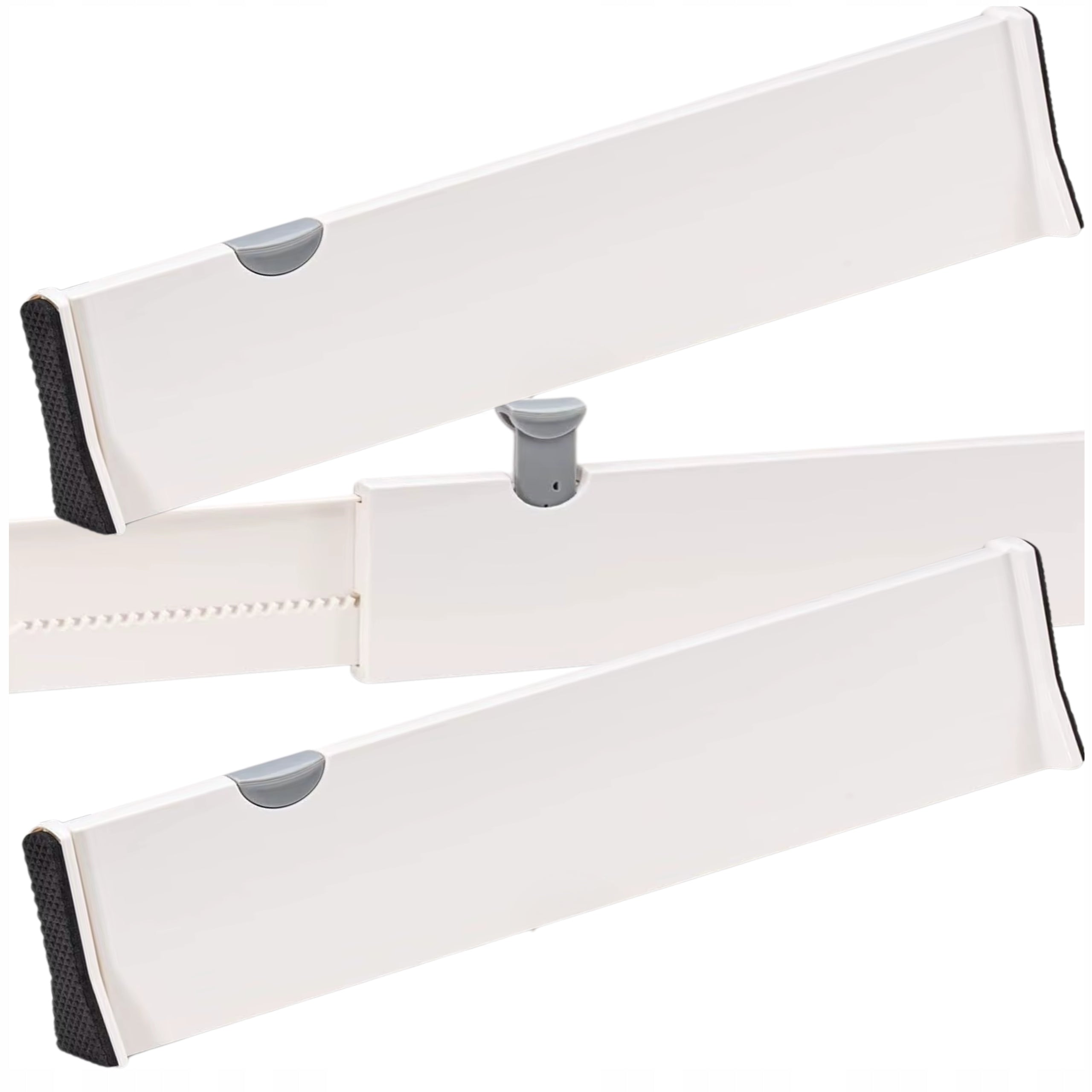 Drawer Compartment Set of 2pcs Separator Organizer Compartment Adjustable Packaging status original