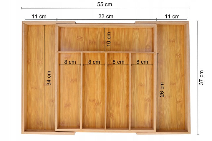 Drawer Refill Bamboo Expandable Organizer Manufacturer code 1576