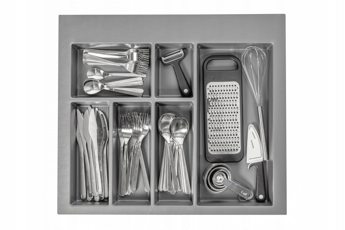 Drawer insert organizer Axispace GTV anthracite for cabinet 800mm Manufacturer code WK-SZ-AS-800-60