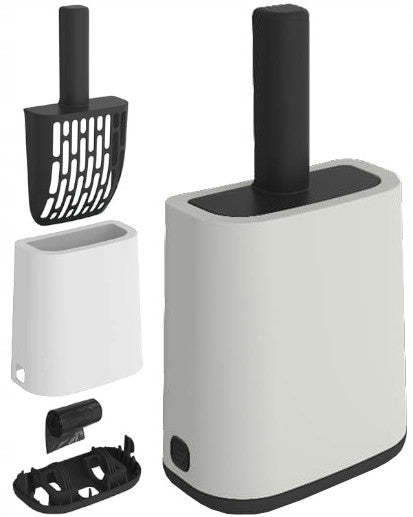 Drawer litter box with handle Rotho white