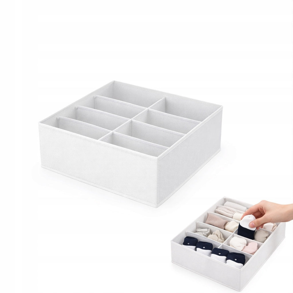 Drawer organizer 32×32×10 cm - 8 compartments
