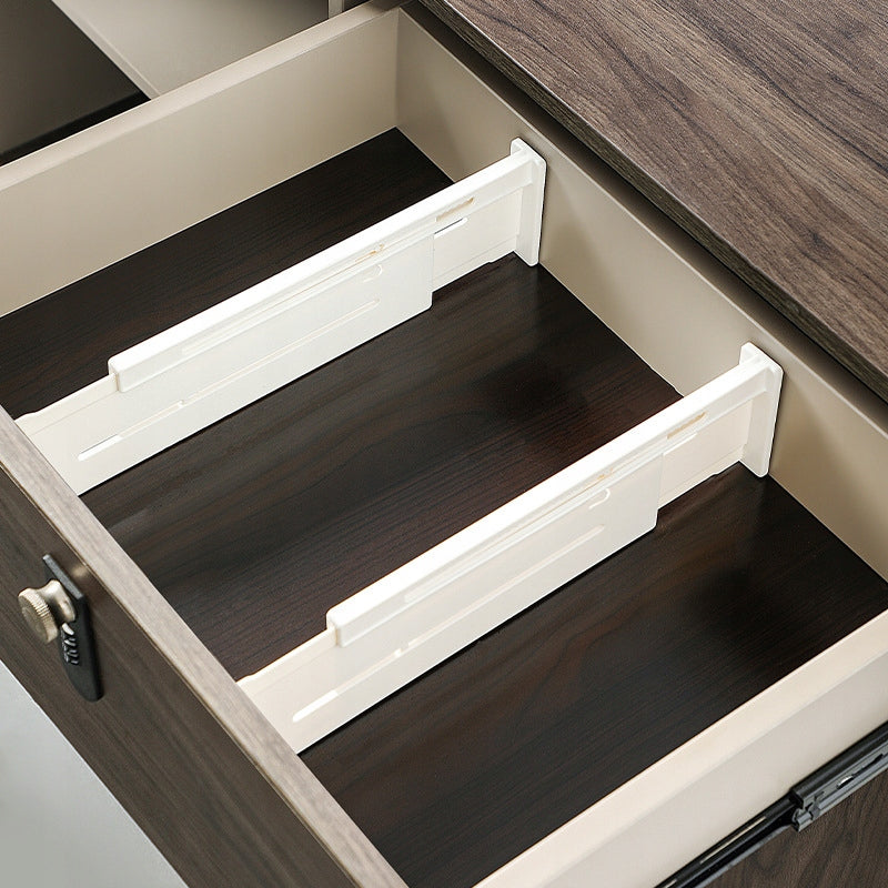 Drawer organizer adjustable compartment Reinforcement type plastic