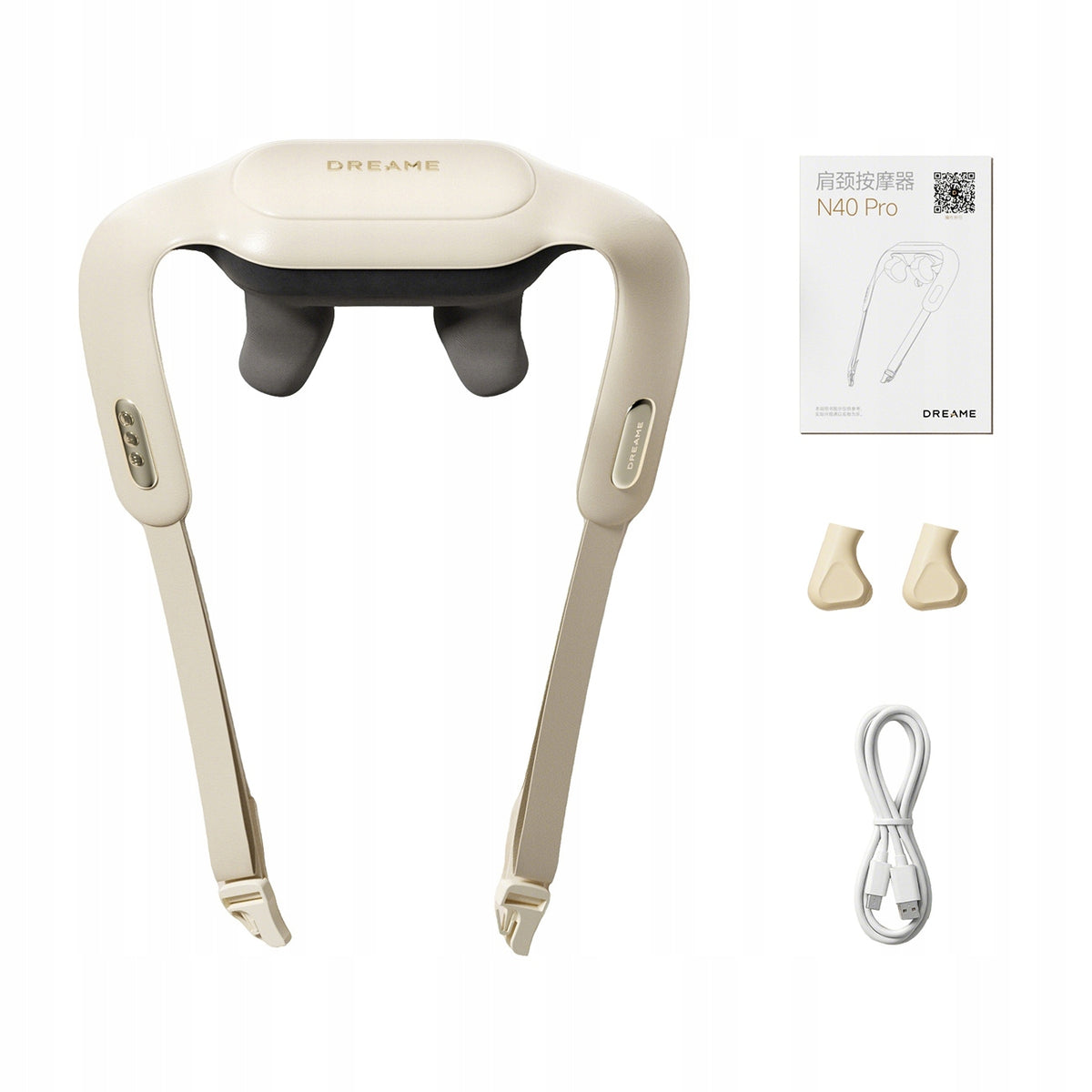 Dreame N40 Pro Massager for Neck Shoulders Back Massage Roman - White Brand no brand
