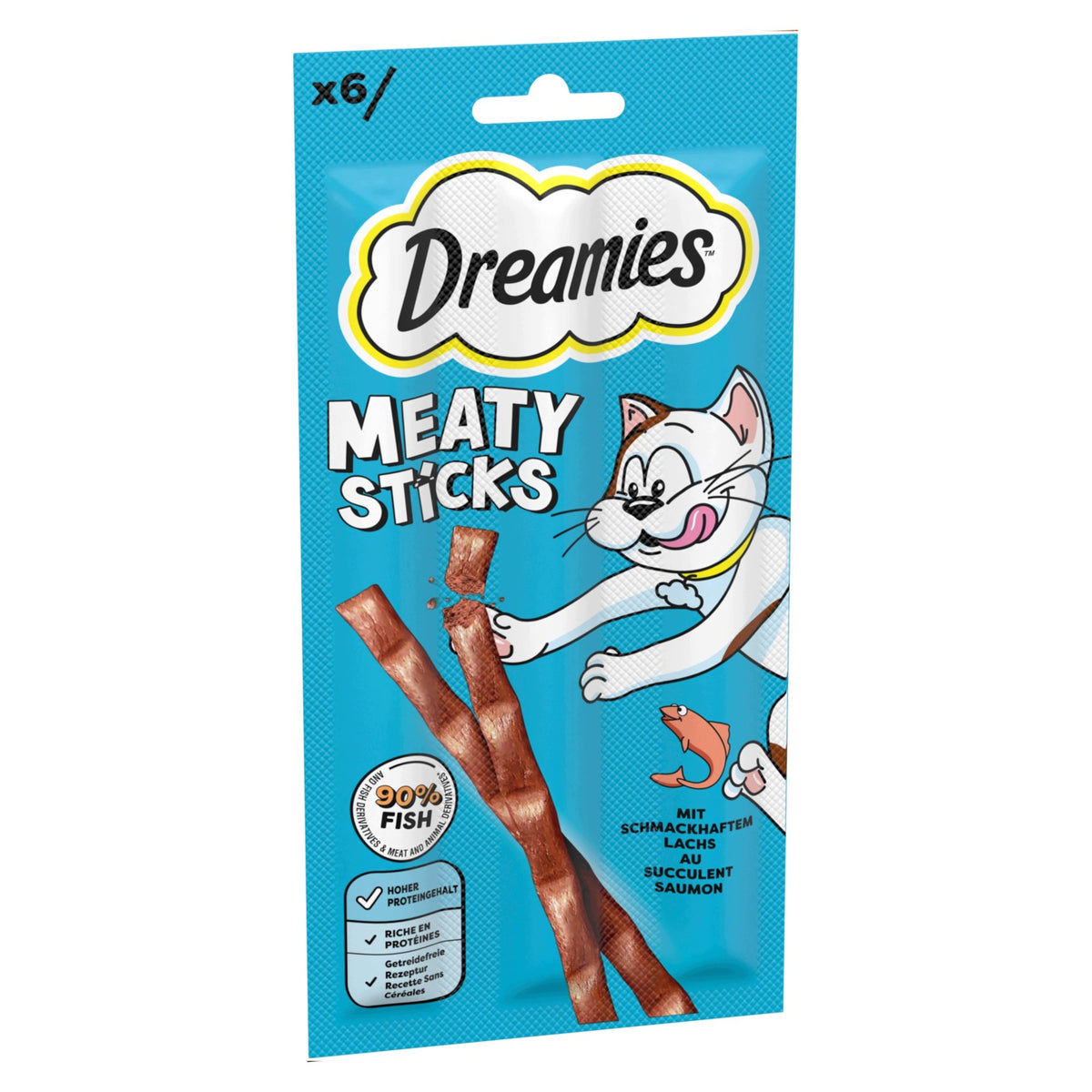 Dreamies Meaty Sticks - Salmon (6 x 5 g)