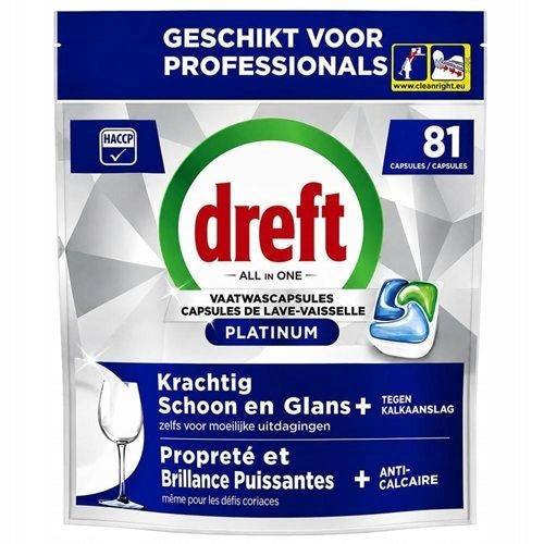 Dreft Platinum Original Dishwasher Tablets 81 Pieces BE