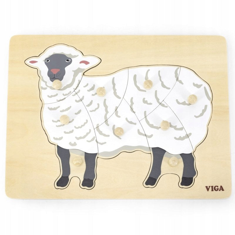 Medinė dėlionė vaikams - Avis Puzzle Viga