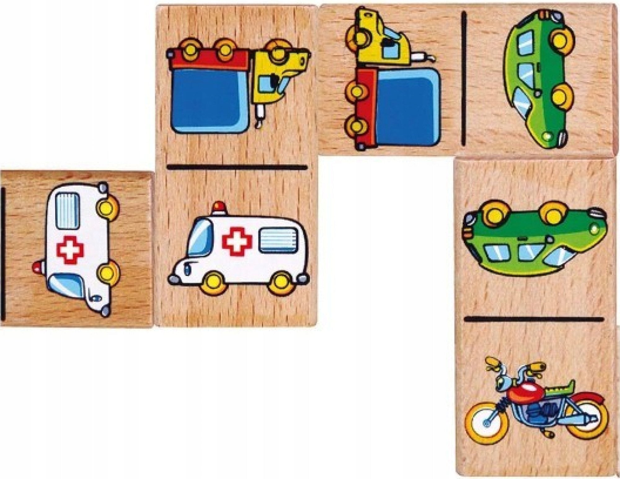 Medinis domino žaidimas Viga „Transportas“, 28 d.