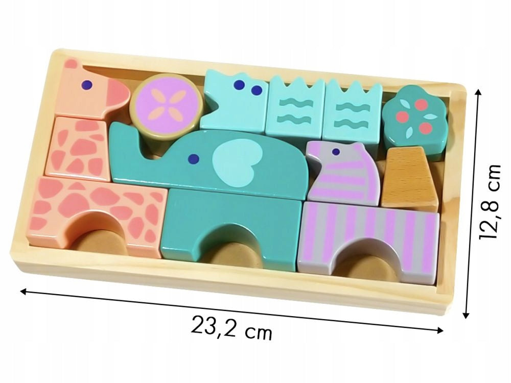 Holzblockpuzzle Ecotoys 
