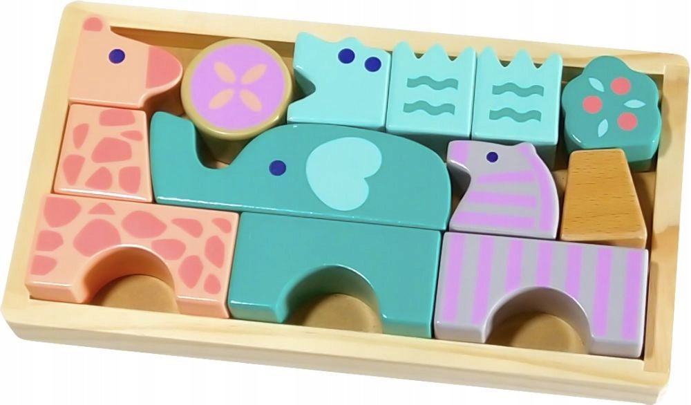 Holzblockpuzzle Ecotoys 