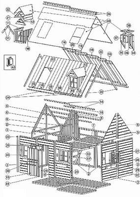 Holzhaus „Pasaka“ 4IQ 