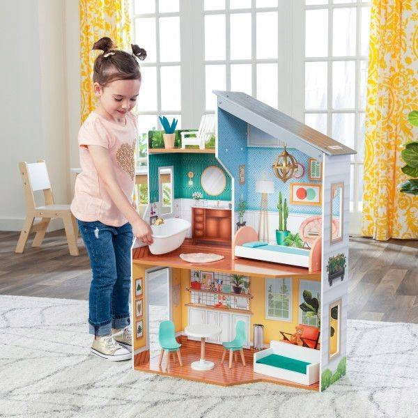 Lėlių namas su priedais Kidkraft Emily