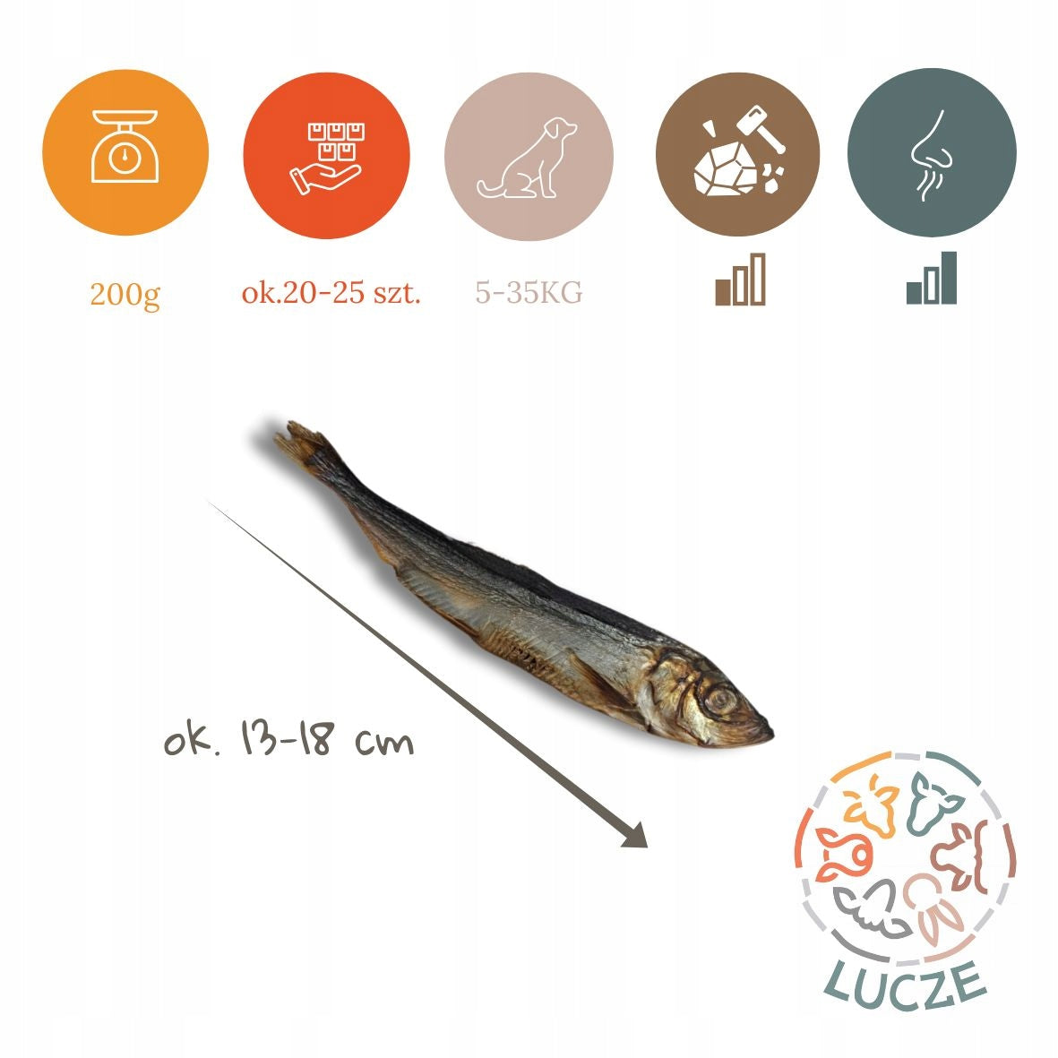 Dried Baltic herring 200g Packaging status original