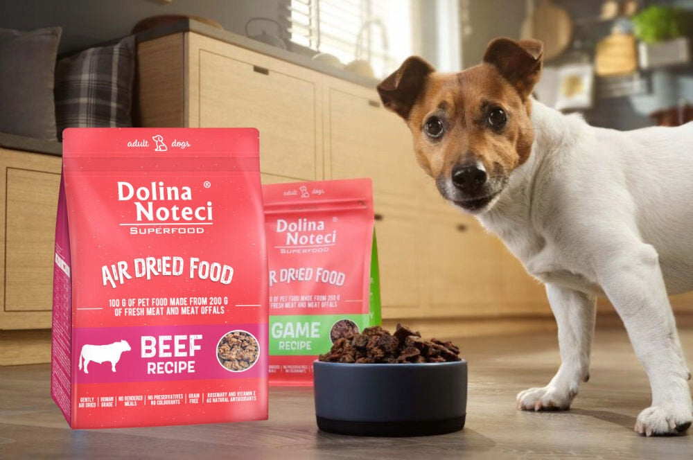 Dried dog food DOLINA NOTECI Superfood Beef 1 kg Brand Dolina Noteci