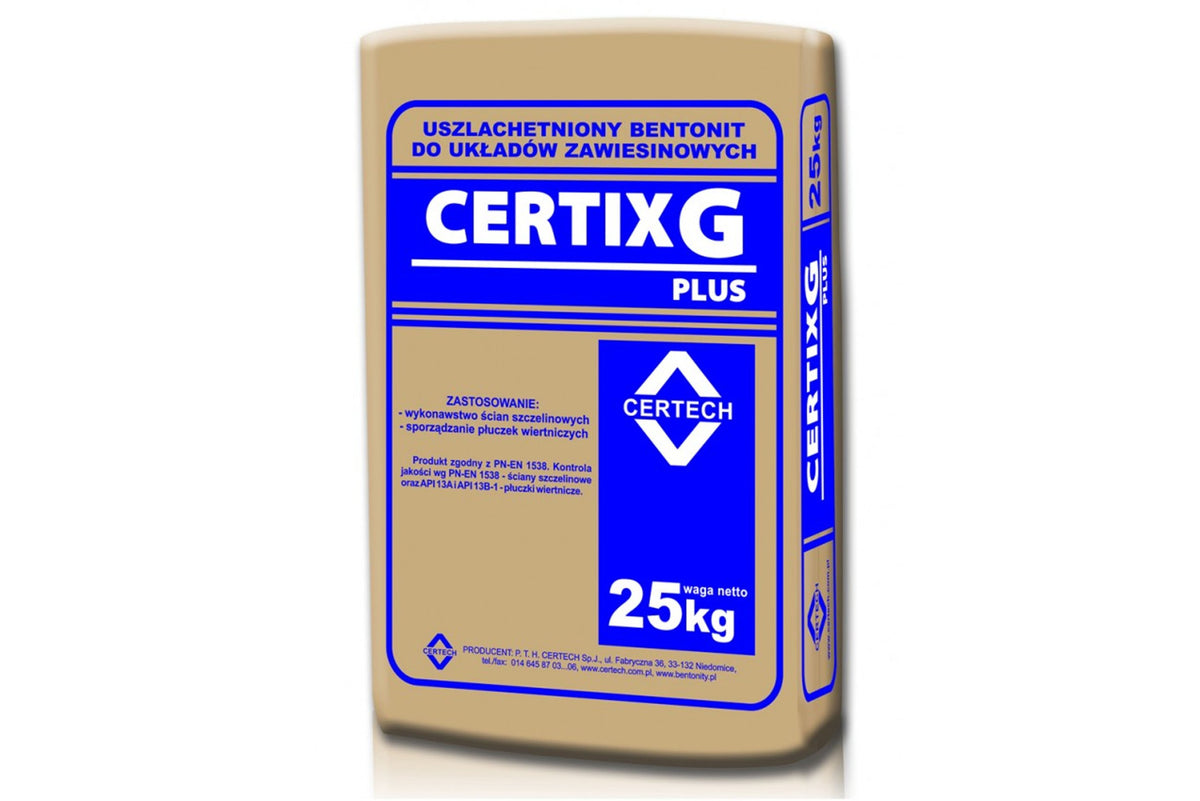 Drill Bentonite CERTIX G Plus - 25kg
