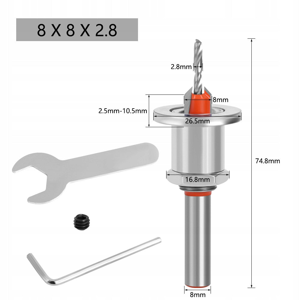 Drill Bit with Cornice Bevel Drill Bit with Dredge Limiter Drill bit type centering Spade conical drill bit set