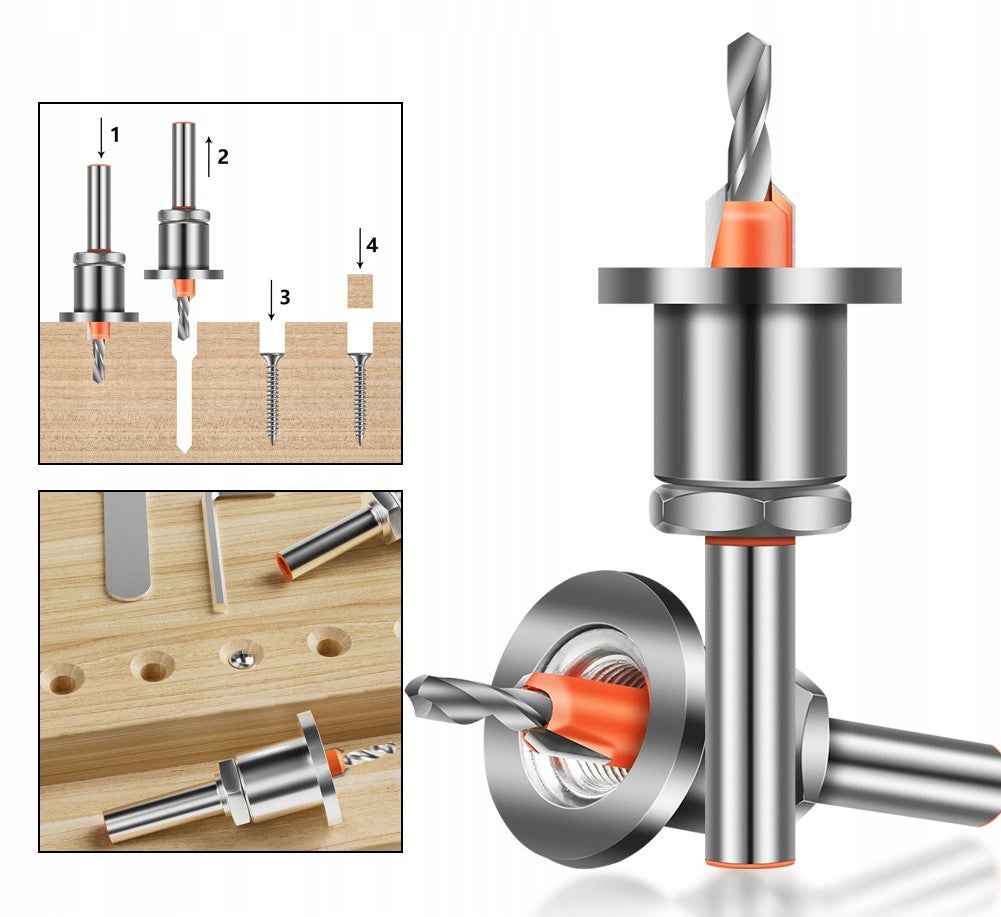 Drill Bit with Cornice Bevel Drill Bit with Dredge Limiter Purpose for plastic HDF MDF
