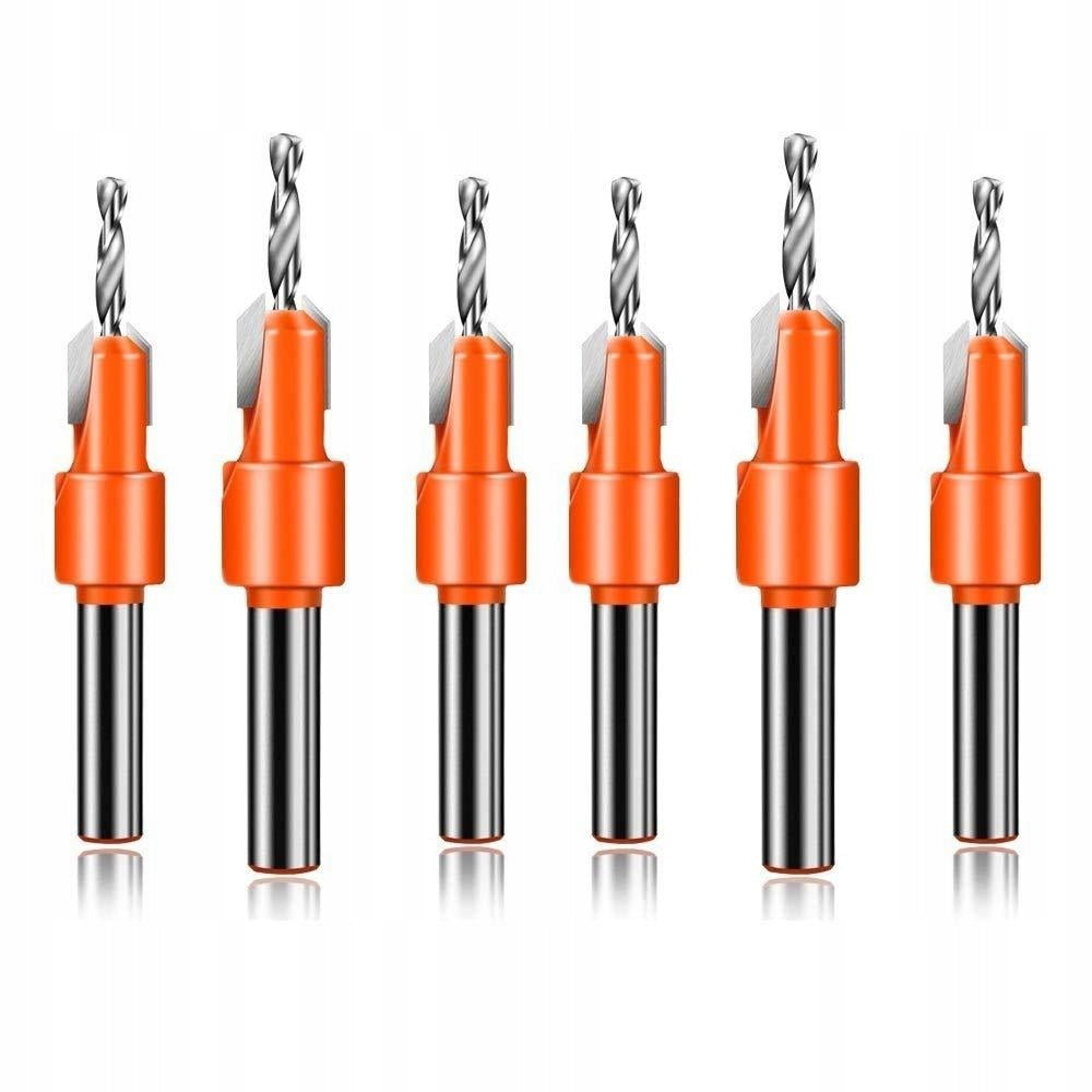 Drill Bits with Cornice 6pcs Drill Bit with Dredge Drill Bit with Beveler Brand no brand