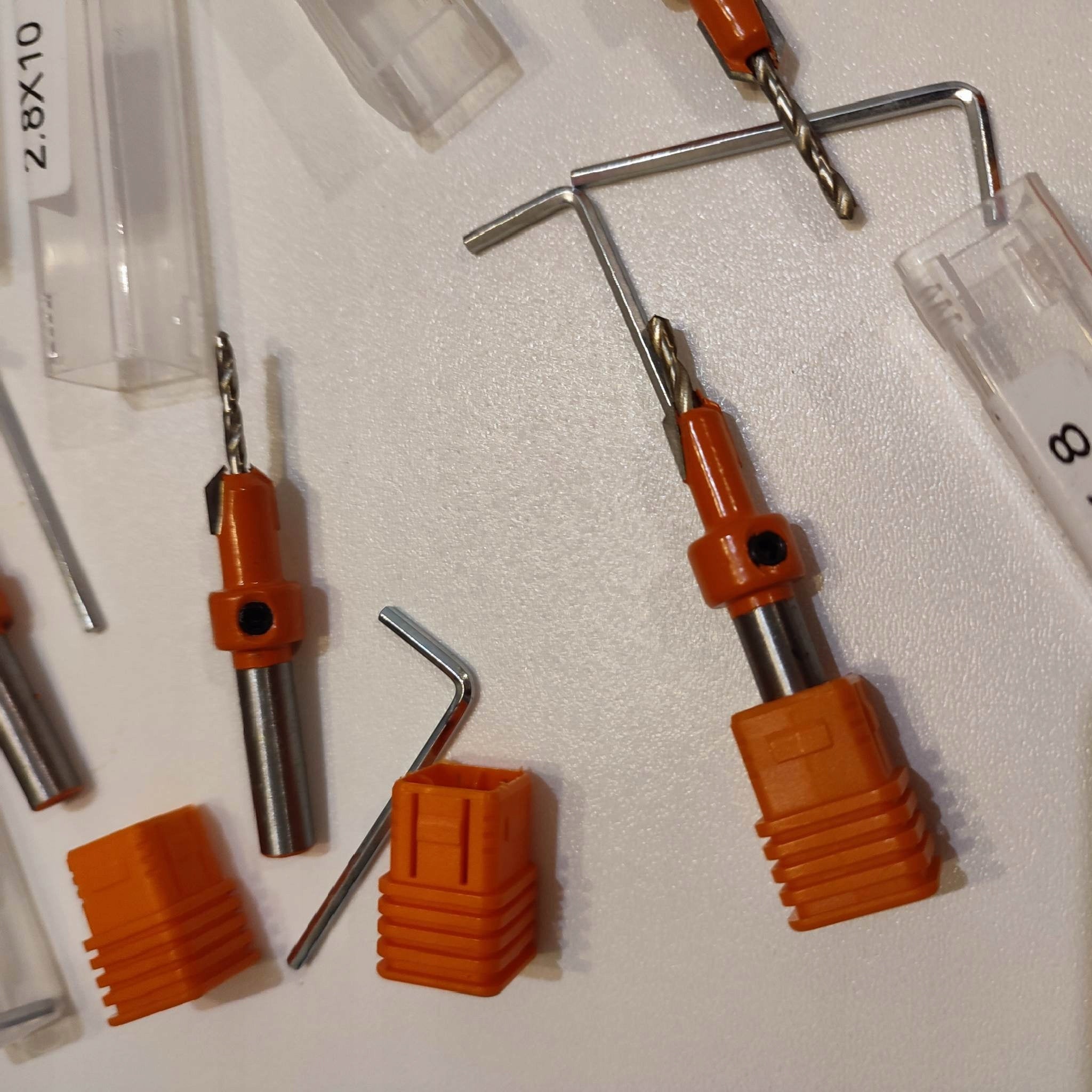 Drill Bits with Cornice 6pcs Drill Bit with Dredge Drill Bit with Beveler Mounting type 1/4" cylindrical