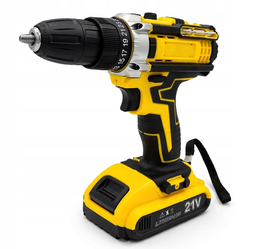 Drill Cordless Impact Screwdriver 21V 2x Aku Solid Strong + FREEBIE Manufacturer code J4RIF1Y-QG4UMN