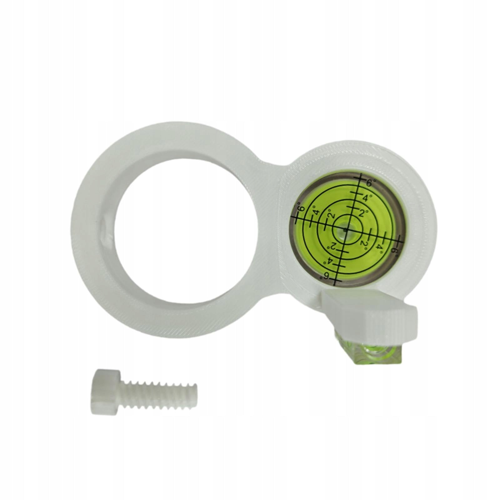 Drill Level Small Circular Bubble Level for Furniture Woodworking White Brand no brand