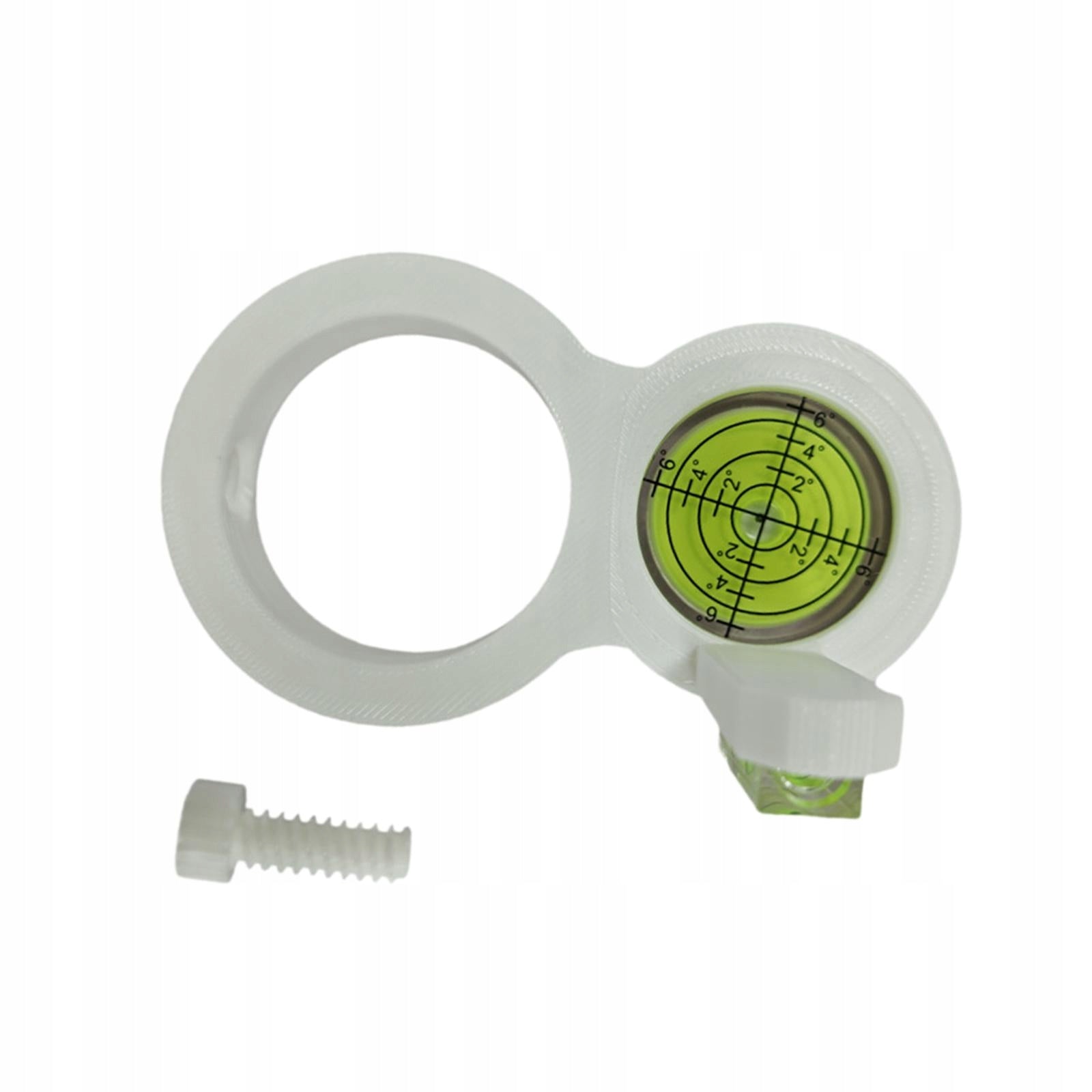 Drill Level Small Circular Bubble Level for Furniture Woodworking White Manufacturer code 04360083358