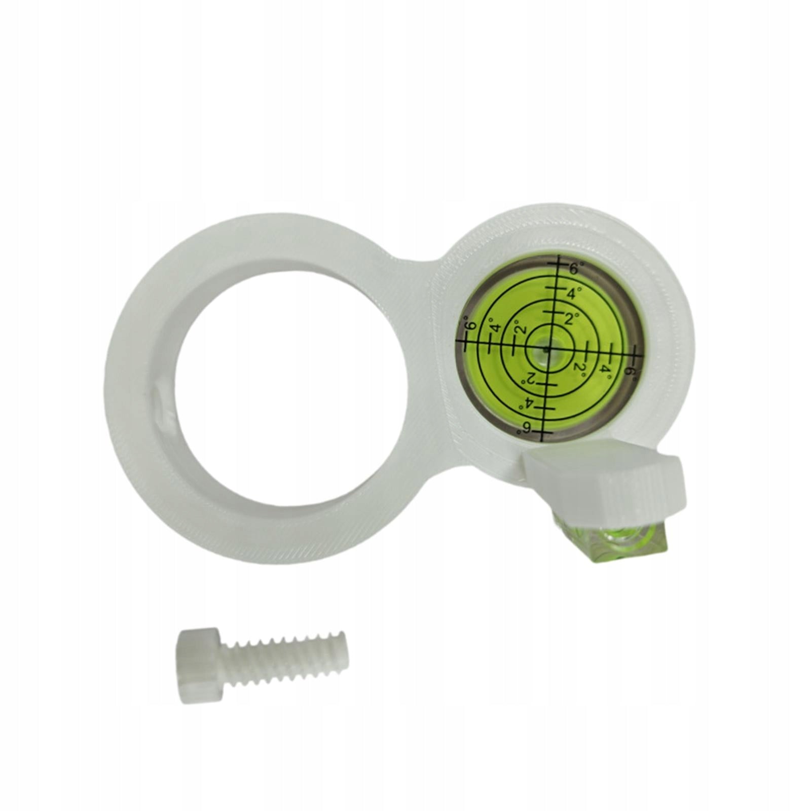Drill Level Small Circular Bubble Level for Furniture Woodworking White Model Small Circular Bubble Level