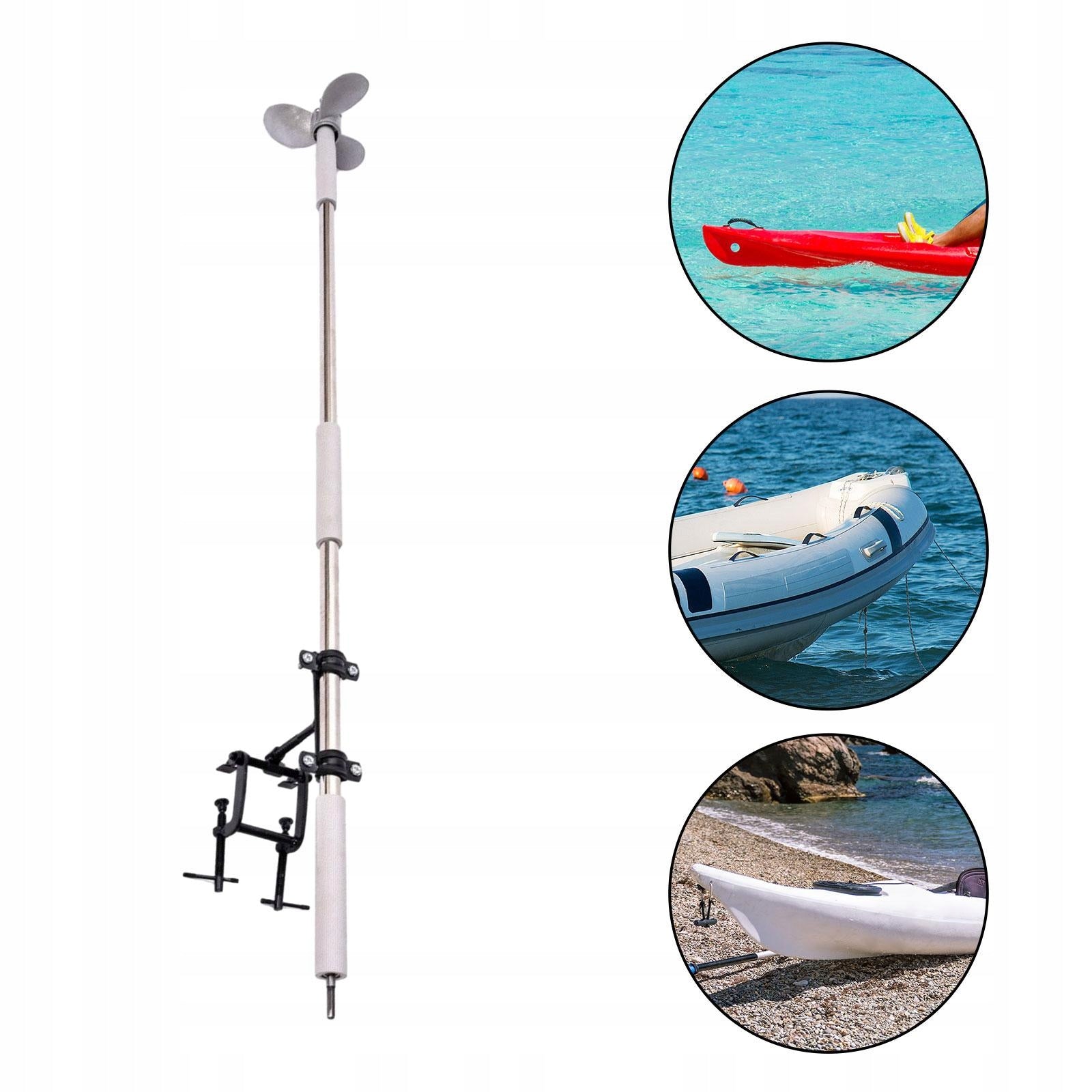 Drill Powered Boat Propeller Outboard Motor Bracket Kayak Attachment 1.25m Product weight with unit packaging 2.52 kg