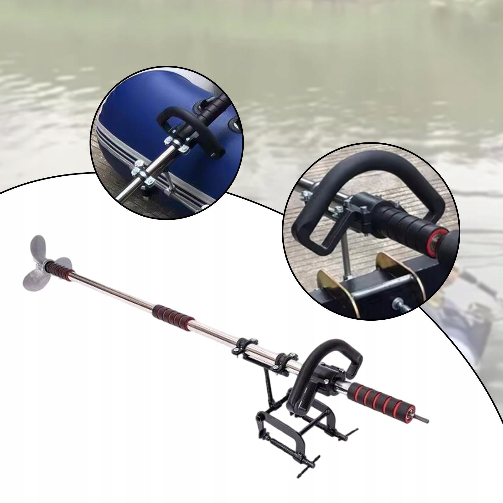 Drill Powered Handheld Propeller Trolling Motor Canoe Outboard Motor 1m Material other
