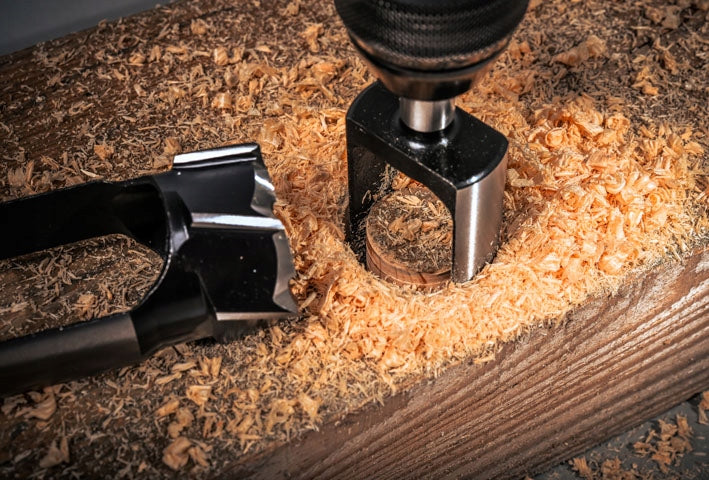 Drill bit knotter flecker for wood spigots 20mm. Drill bit type spiral