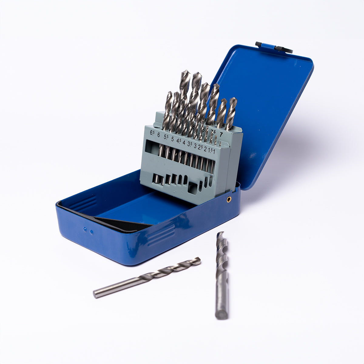 Drill bits for metal HSS set 19el 1-10mm Packaging status original