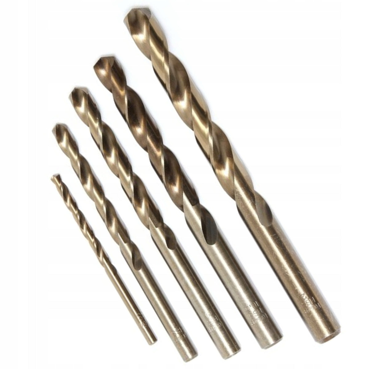 Drill bits for metals 3.6 mm HSS+Co 10 pcs cobalt Brand Forsage