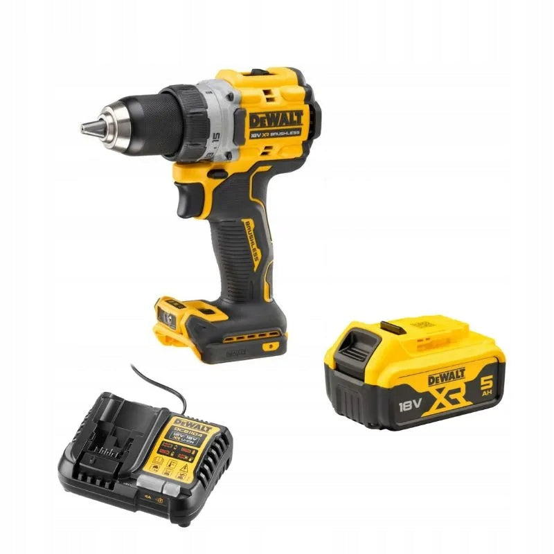 Drill/driver DeWALT DCD800 + aku 5Ah 2-speed 90Nm set